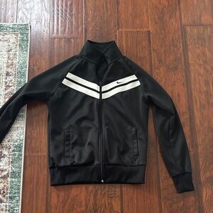 Nike Black and White Track Jacket
